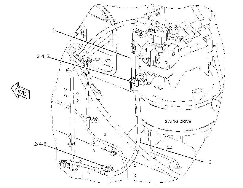 WIRING GP-FINE SWING 2757015 CAT