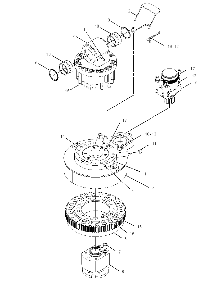 ROTATOR GP-HYDRAULIC 2754965 CAT