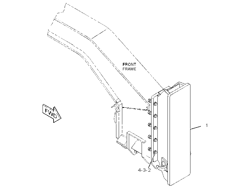 PLATE GP-PUSH 2656738 CAT