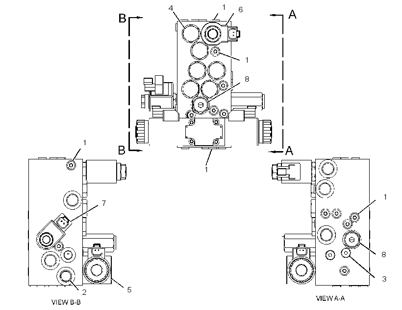 MANIFOLD GP-STEERING 2563089 CAT