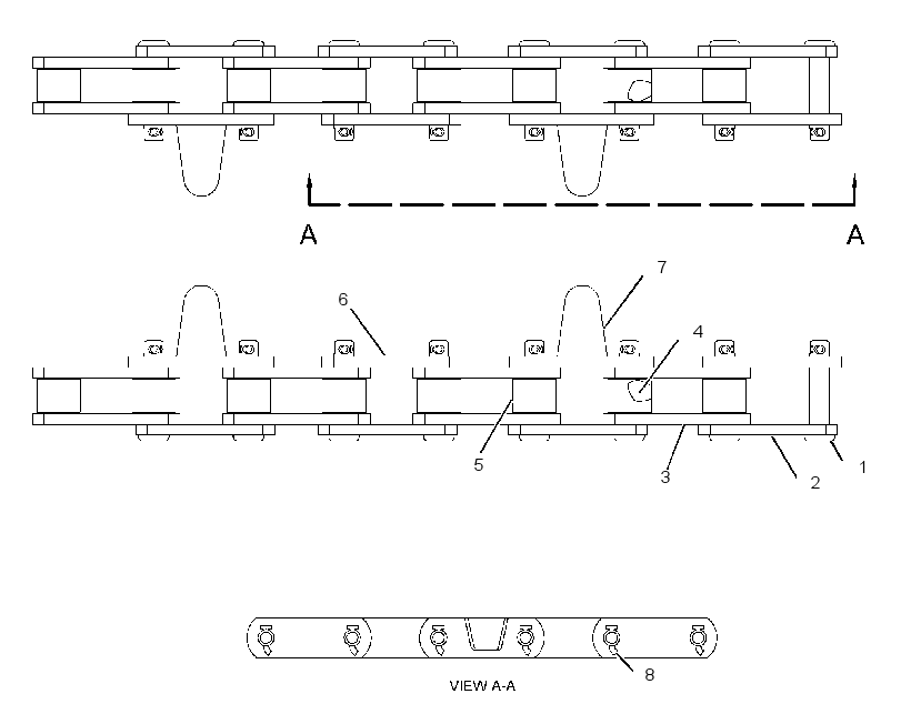 CHAIN GP-CONVEYOR 2809921 CAT