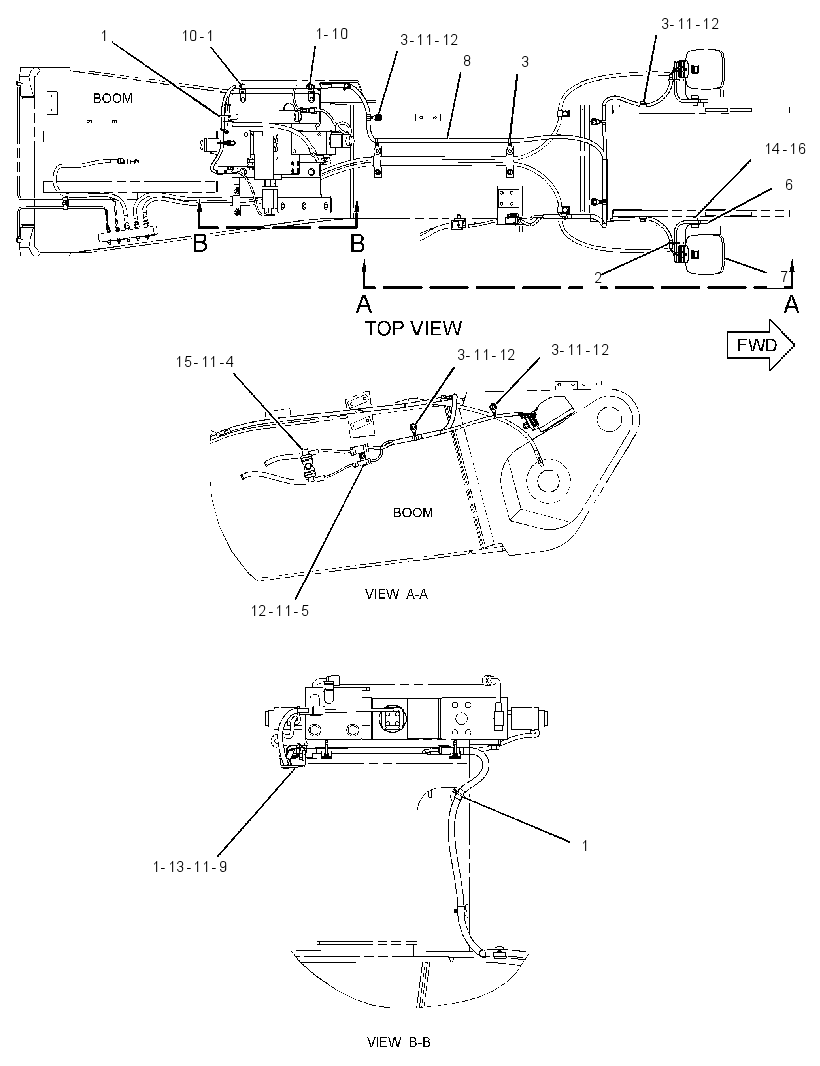 WIRING GP-BOOM 2917772 CAT