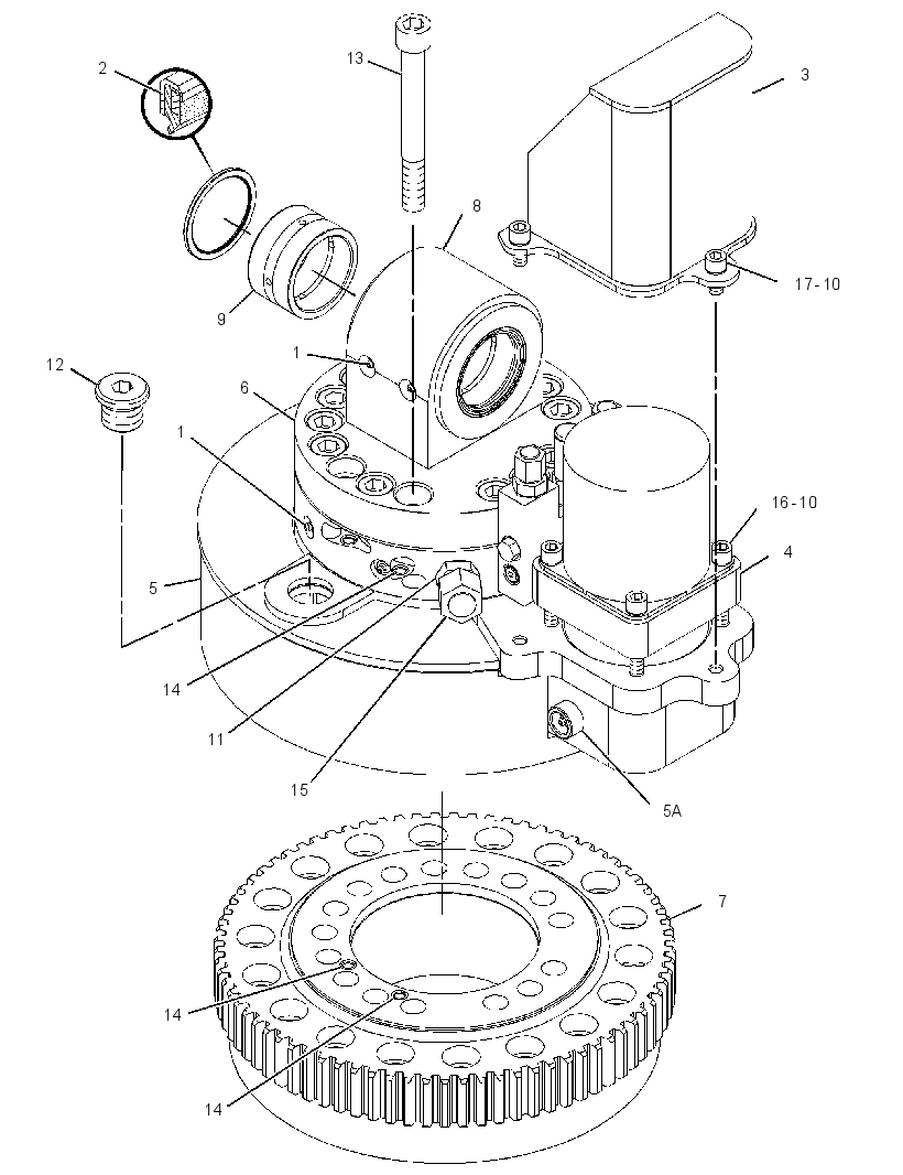ROTATOR GP-HYDRAULIC 2768649 CAT