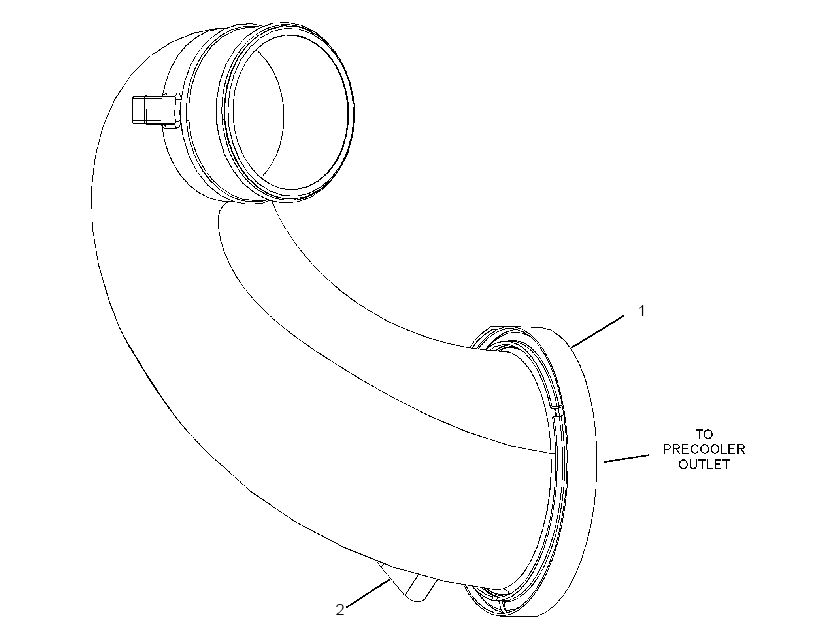 ELBOW GP-PRECOOLER 2957830 CAT