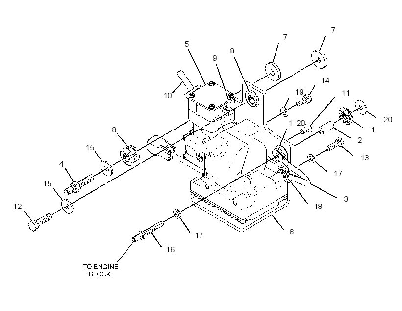 PUMP & MOUNTING GP-AIR 2997711 CAT