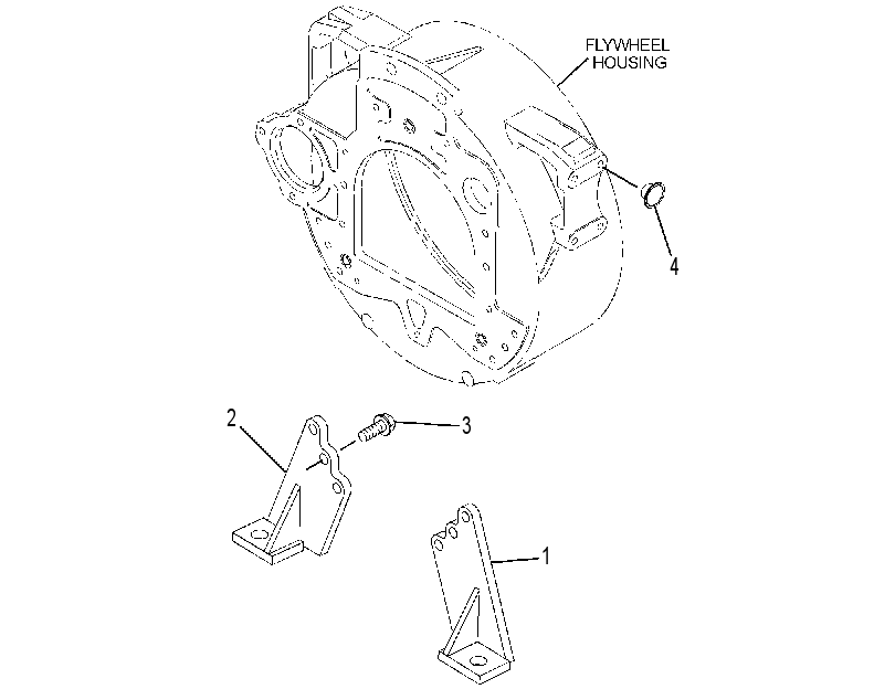 BRACKET GP-ENGINE 2935242 CAT