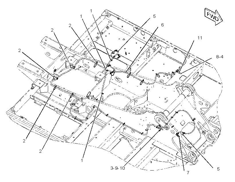 WIRING GP-BOOM FLOAT 2678006 CAT