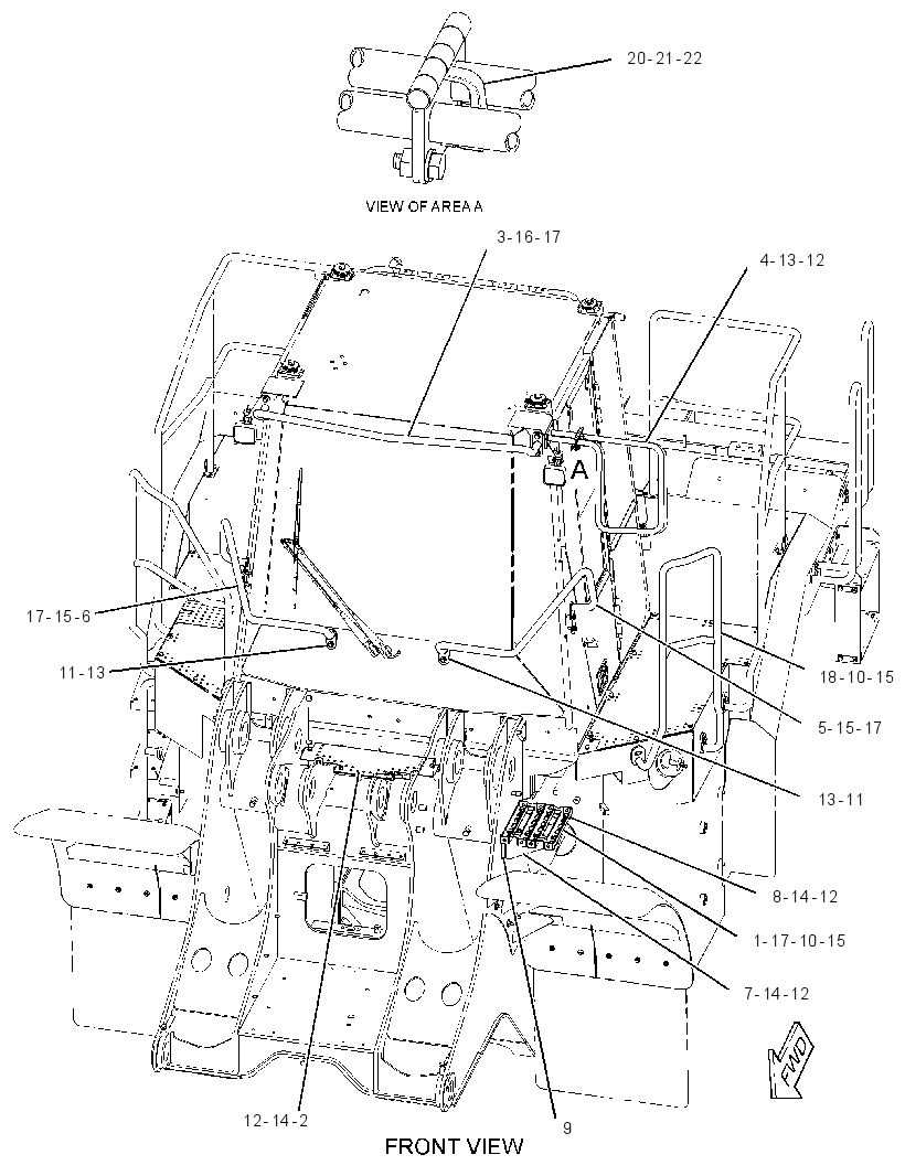 HANDRAIL & STEP GP 2717614 CAT