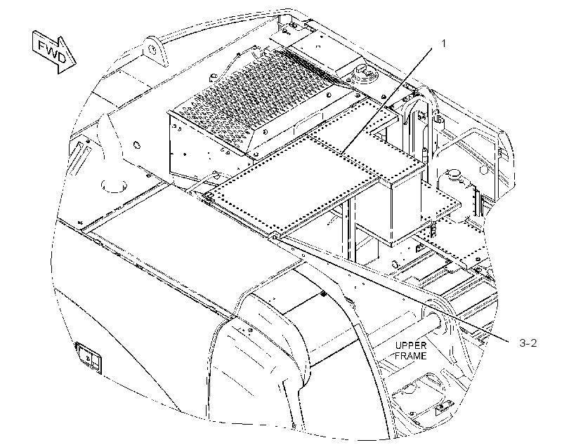 Проход (настил) 2529834 CAT