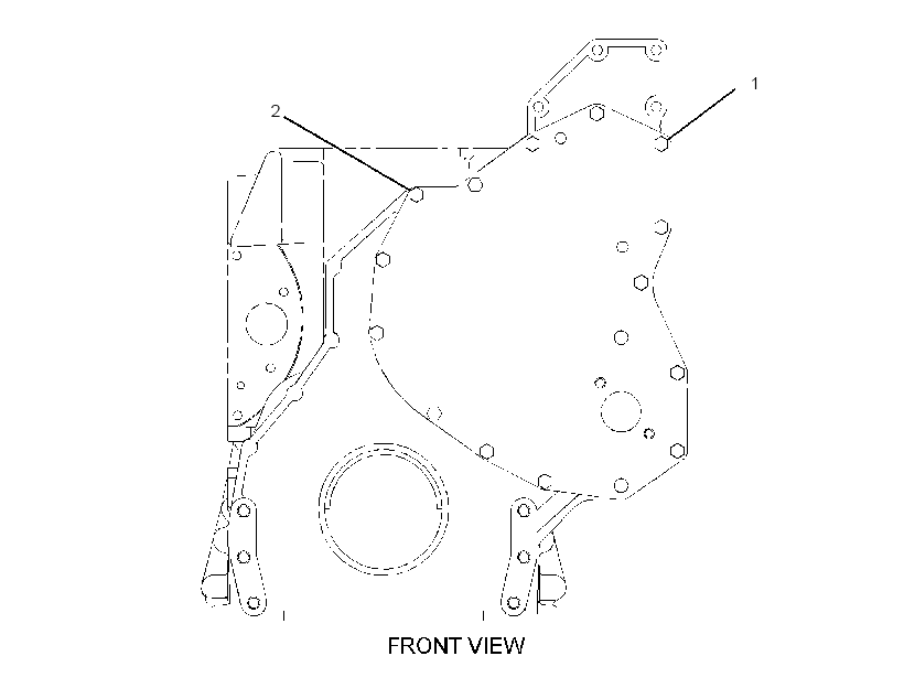 FASTENER GP-FRONT COVER 2627056 CAT