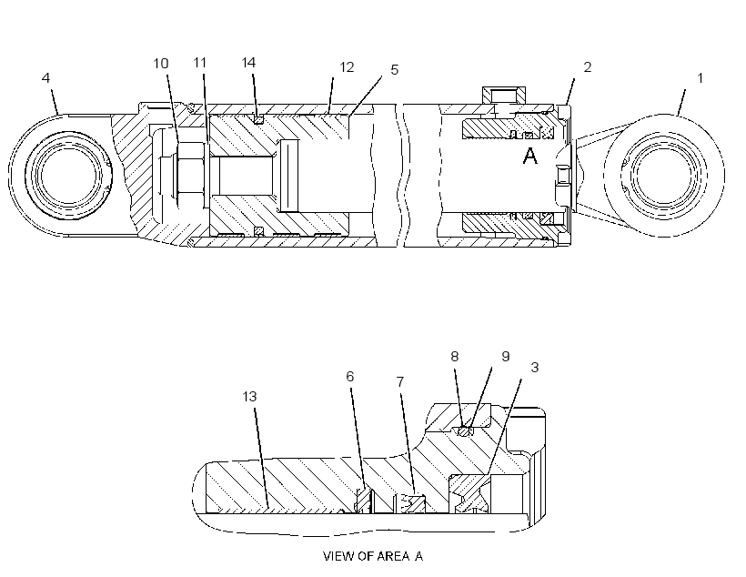 CYLINDER GP-HOIST 2854032 CAT