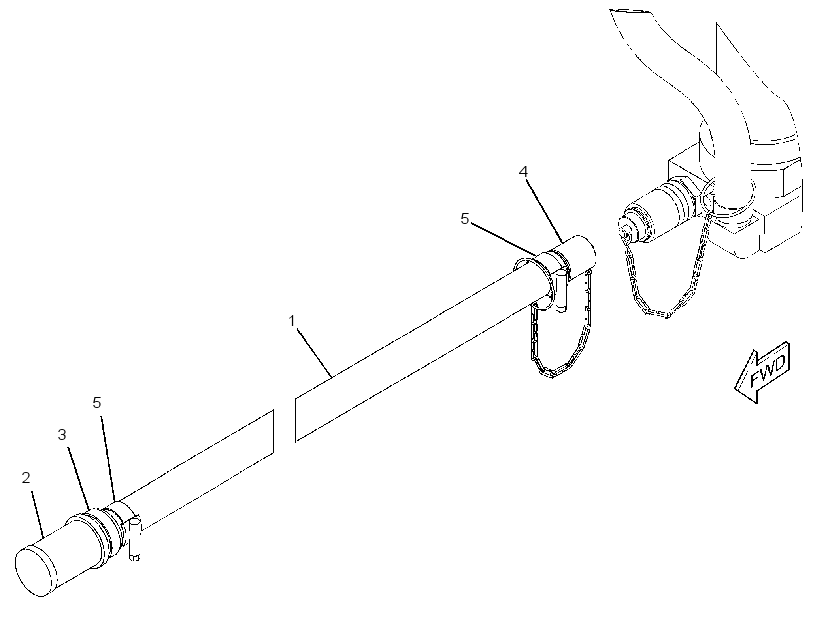 HOSE GP-REFUELING 2672488 CAT