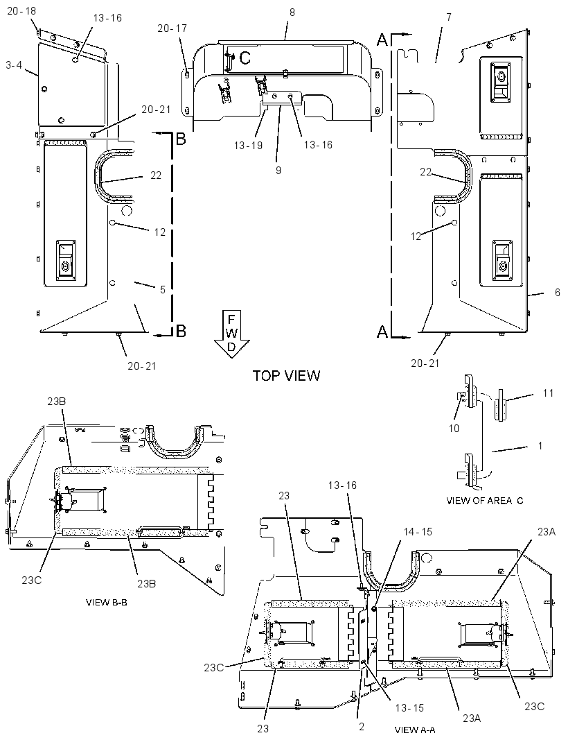 ENCLOSURE GP-PLATFORM 2738735 CAT
