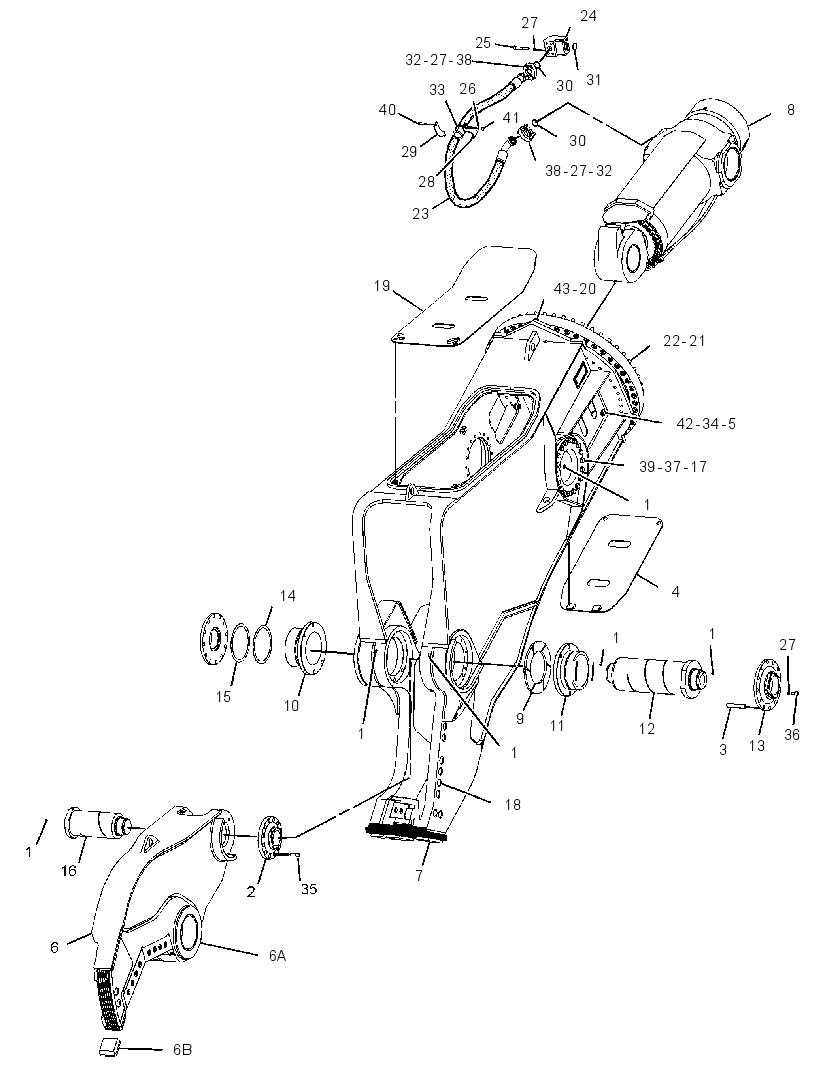 HOUSING GP-SHEAR 2405915 CAT