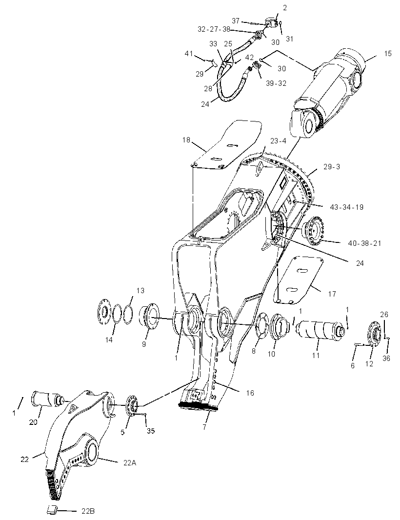 HOUSING GP-SHEAR 2260714 CAT