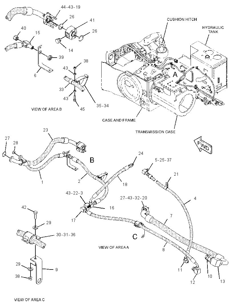 LINES GP-CUSHION-HITCH 2644532 CAT