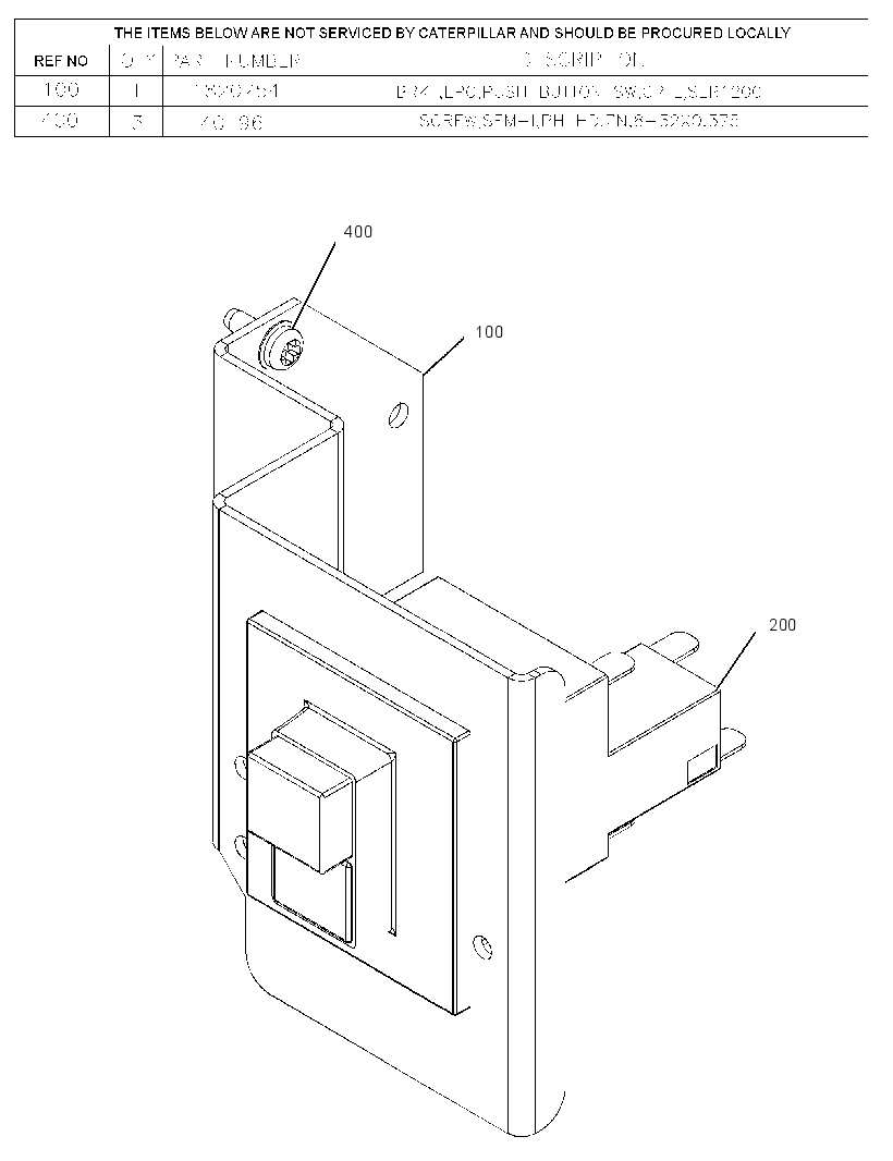 SWITCH AS-PUSH BUTTON 2947319 CAT