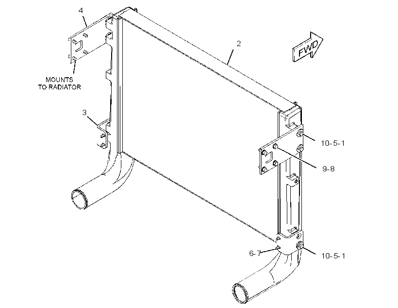 AFTERCOOLER GP 2704240 CAT