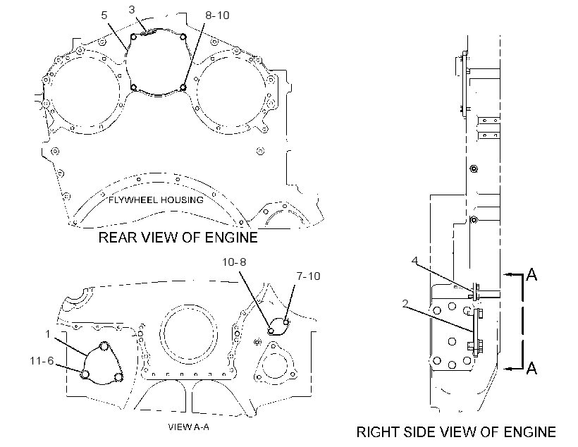 COVER GP-REAR HOUSING 2789837 CAT