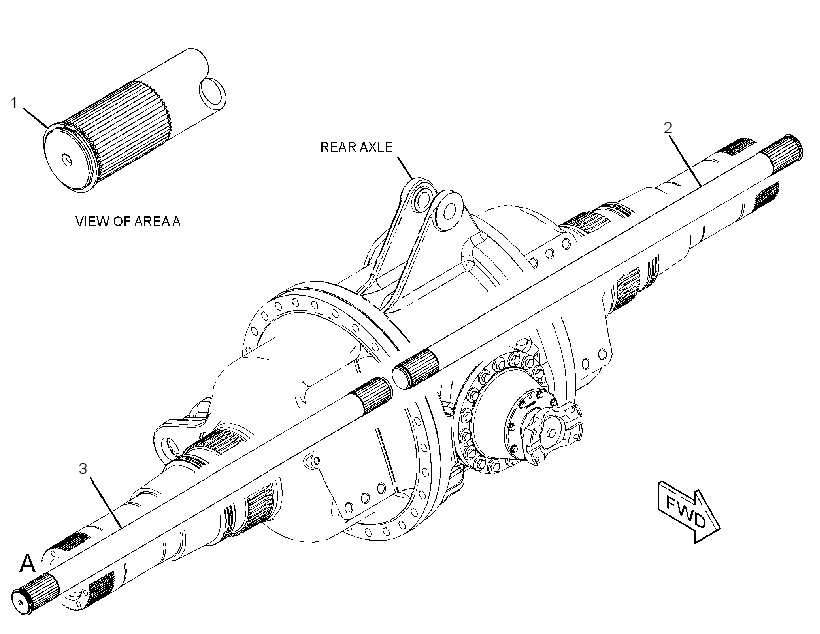 AXLE & MOUNTING GP 2705381 CAT