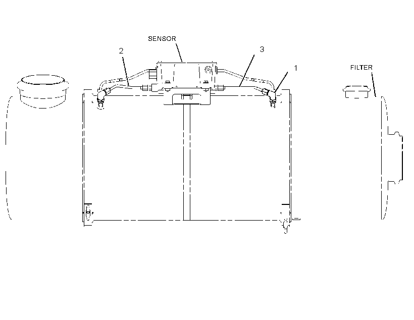 LINES GP-EXHAUST SENSOR 2849584 CAT