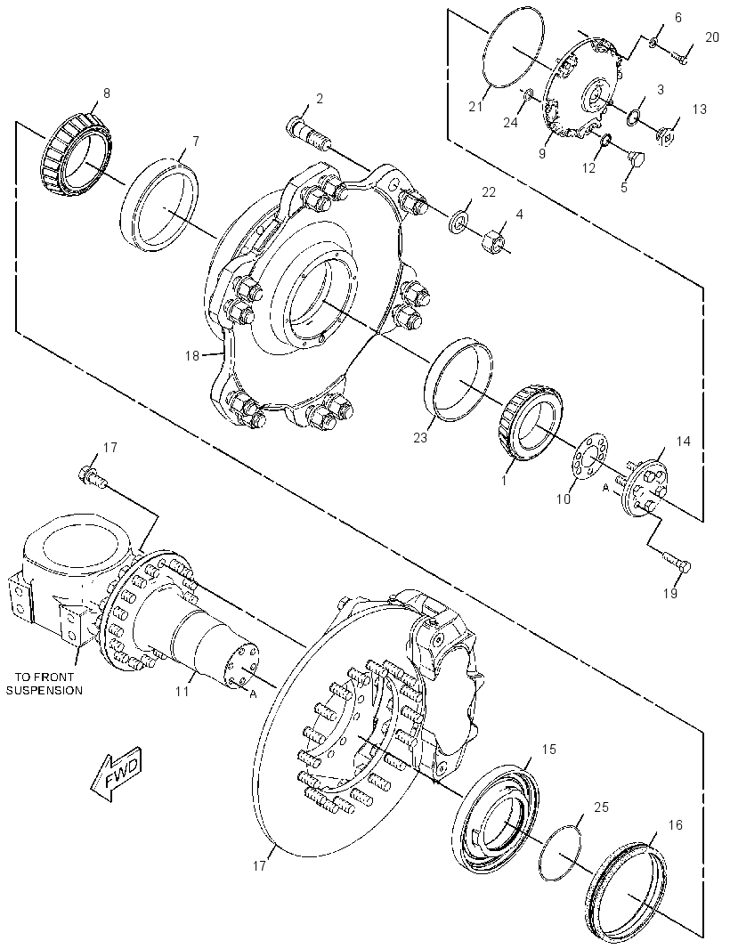 WHEEL GP-FRONT 2705384 CAT