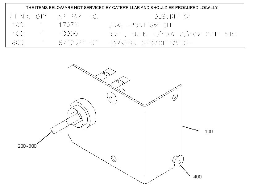 SWITCH AS-SELECTOR 2942078 CAT