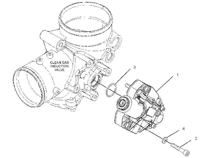 VALVE GP-CLEAN GAS INDUCTION 2986254 CAT