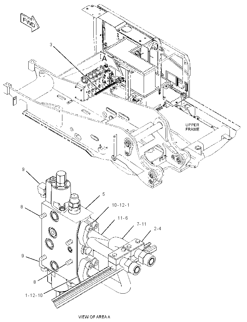 VALVE & LINES GP-BOOM 2542652 CAT