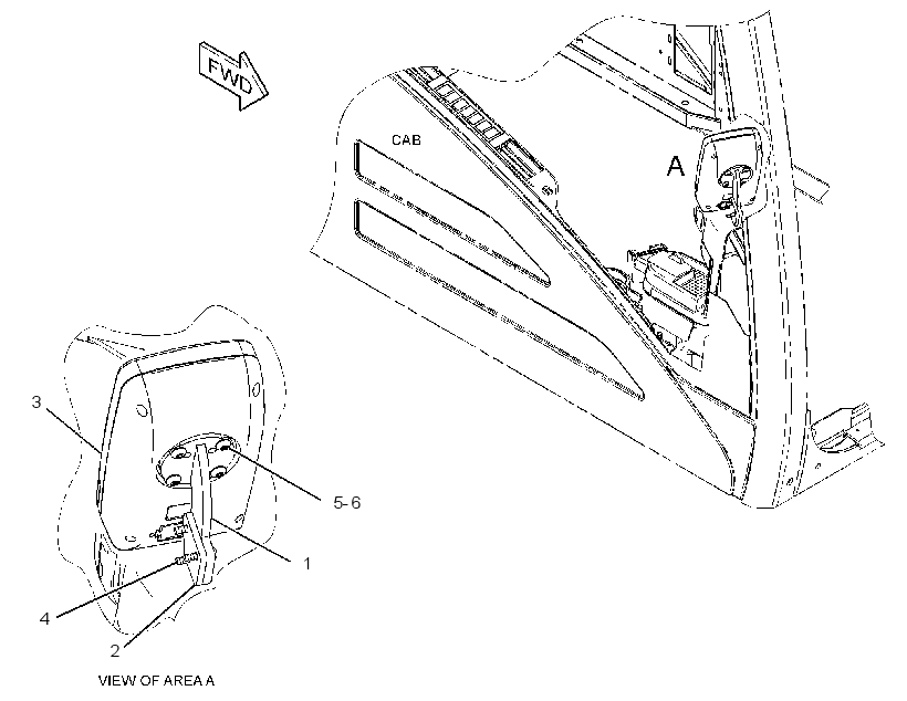 MONITOR & MOUNTING GP 2526616 CAT