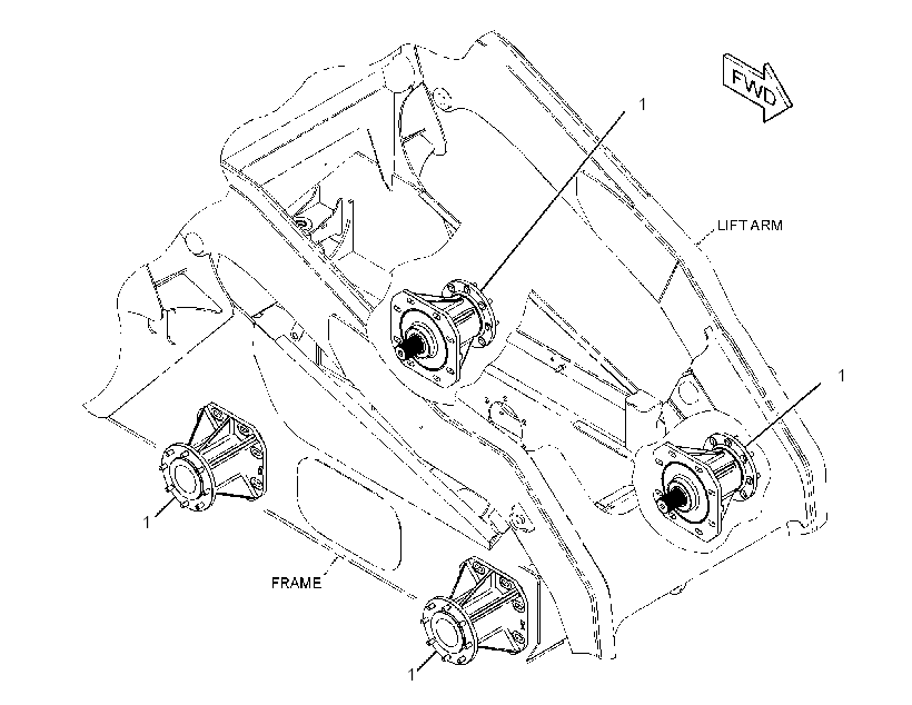 AXLE GP-IDLER 2583736 CAT