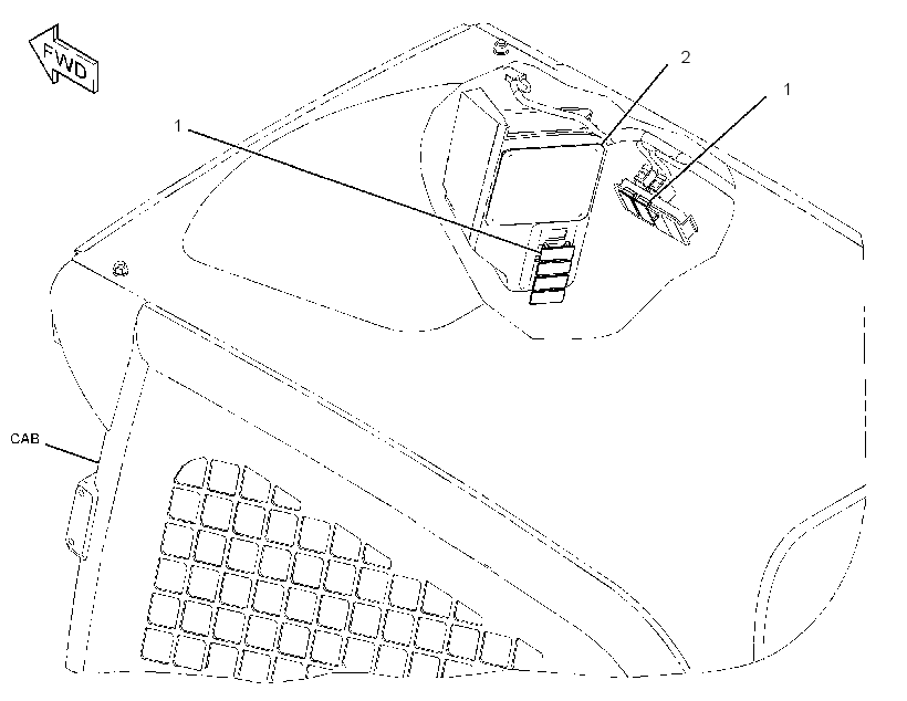 COVER GP-INSTRUMENT PANEL 2584009 CAT