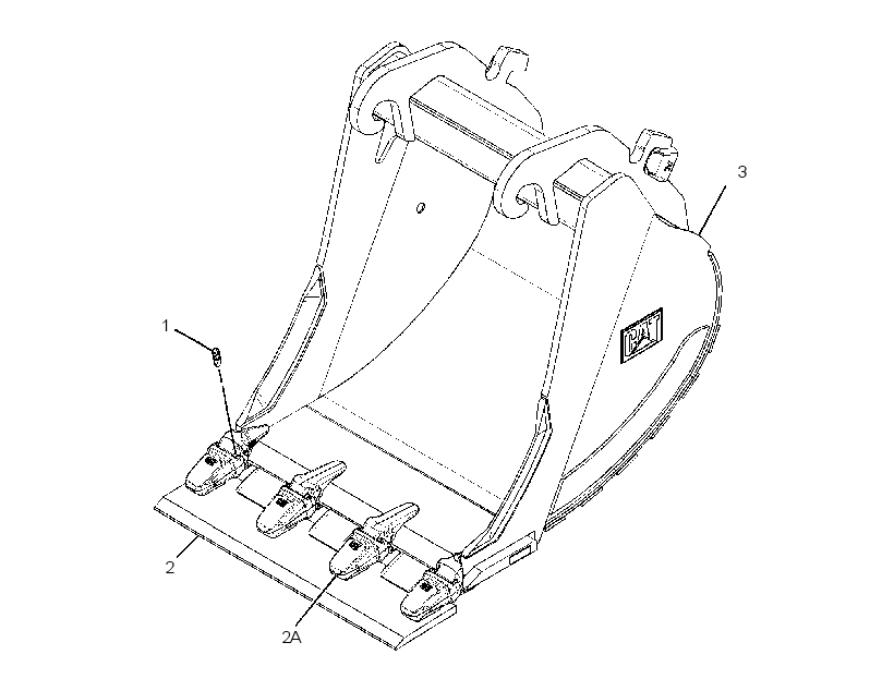 BUCKET AR-EXTREME EXCAVATION 2791426 CAT