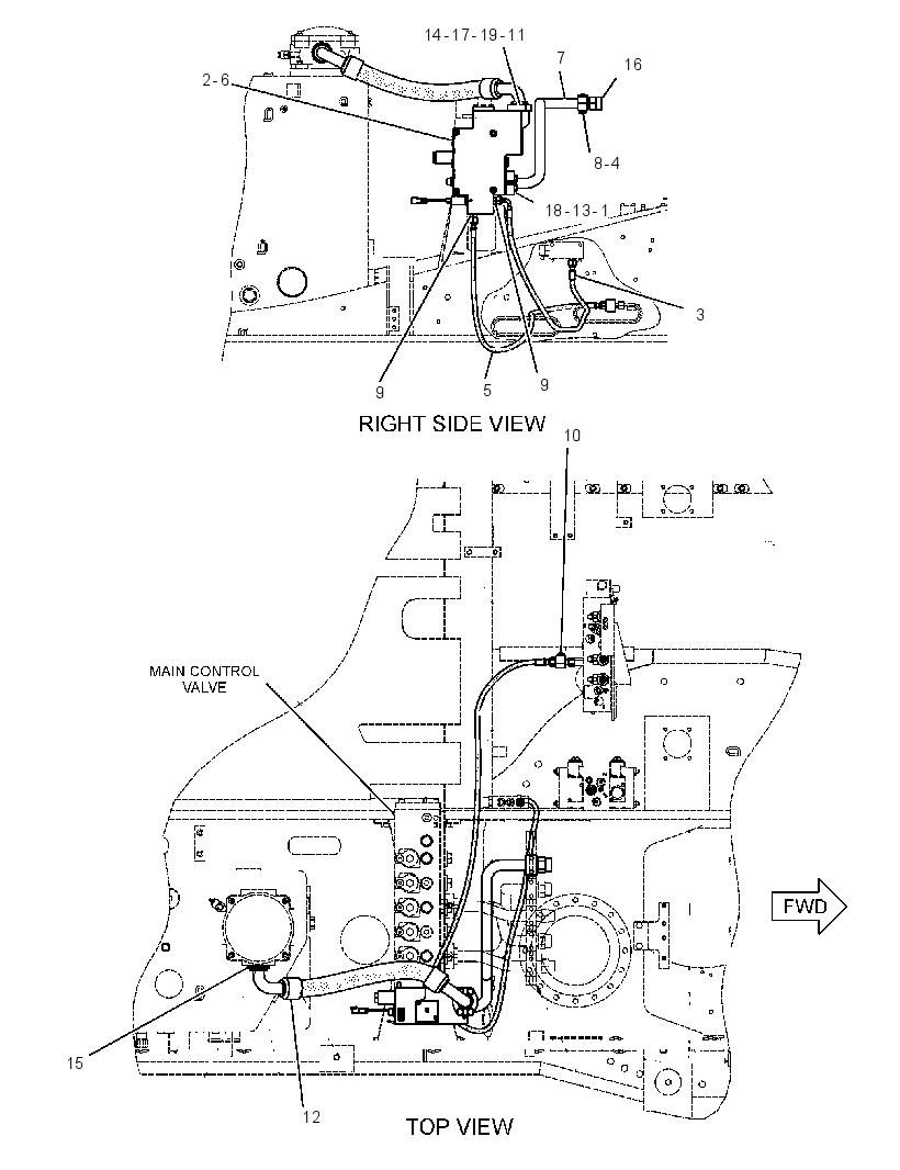 VALVE & LINES AR-AUXILIARY 2517932 CAT
