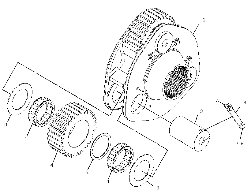 CARRIER GP-FINAL DRIVE 2728011 CAT