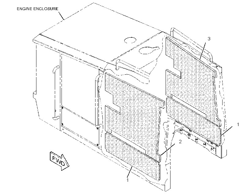 INSULATION GP-SOUND SUPPR 2500172 CAT