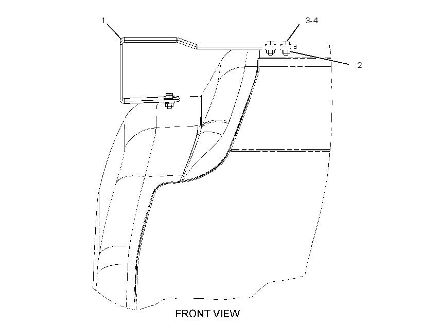 BRACKET GP-MIRROR 2639290 CAT
