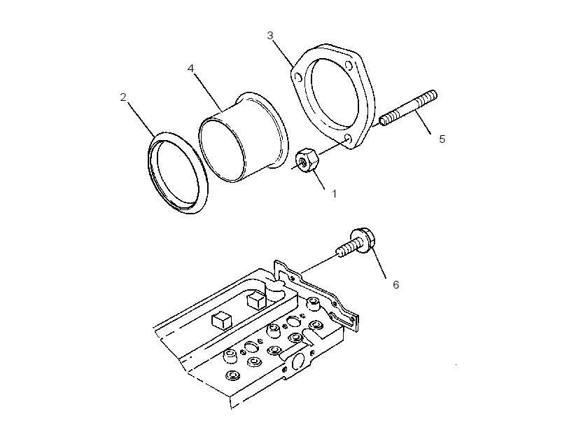 ADAPTER GP-EXHAUST 2966398 CAT