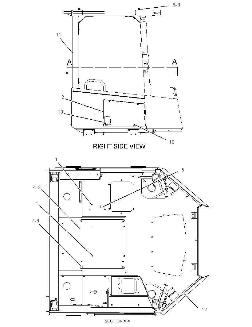 ROPS GP-OPEN 2700463 CAT