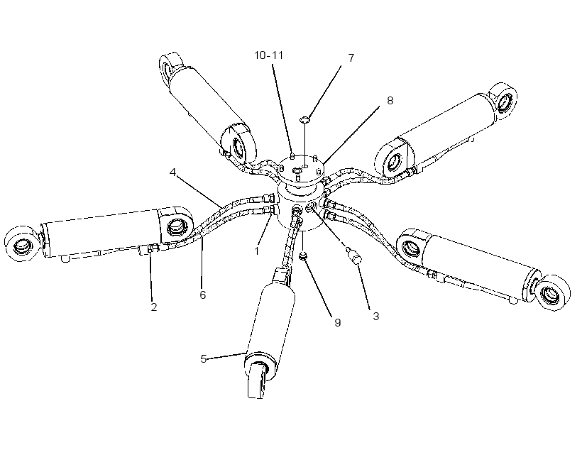 CYLINDER & LINES GP-GRAPPLE 2928510 CAT