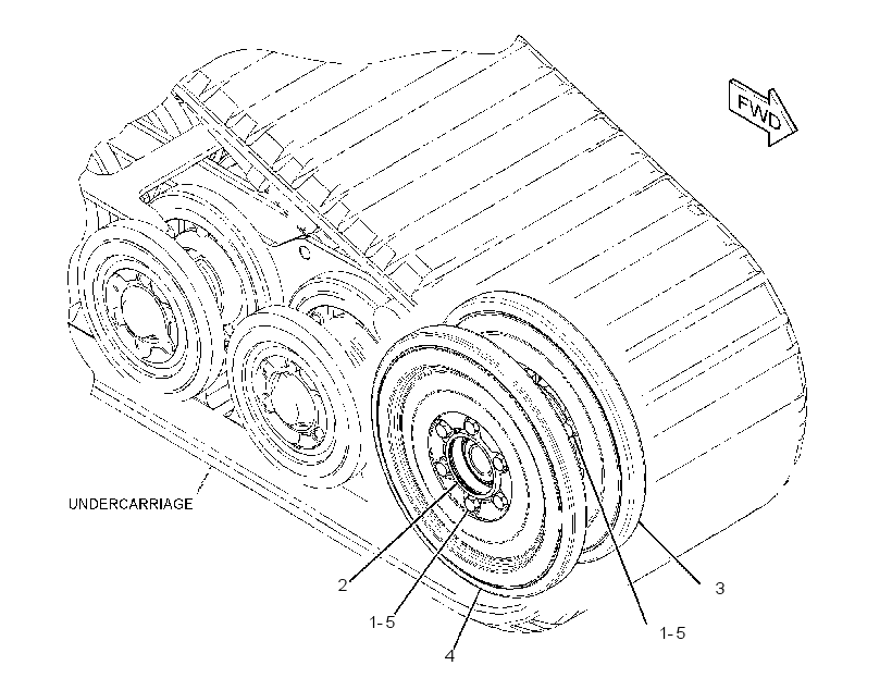 WHEEL GP-IDLER 2583030 CAT