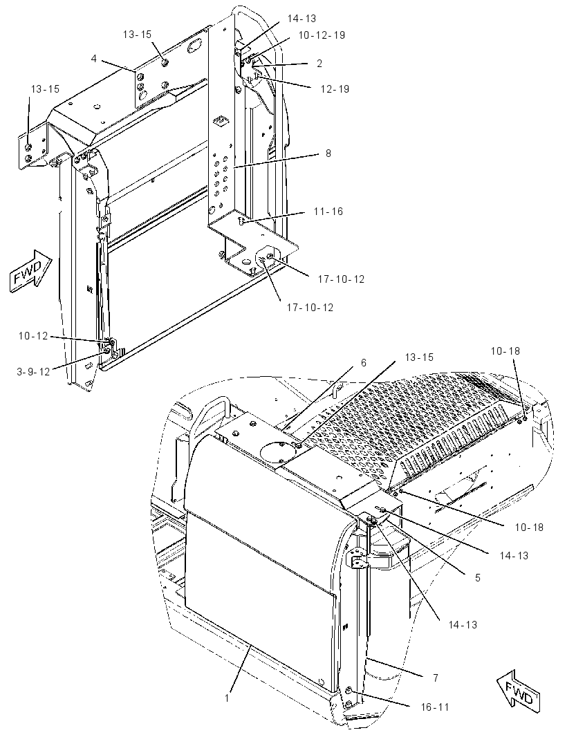 ENCLOSURE GP-FUEL TANK 2644761 CAT