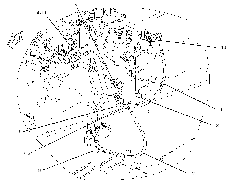 VALVE & LINES GP-CONTROL 2517929 CAT