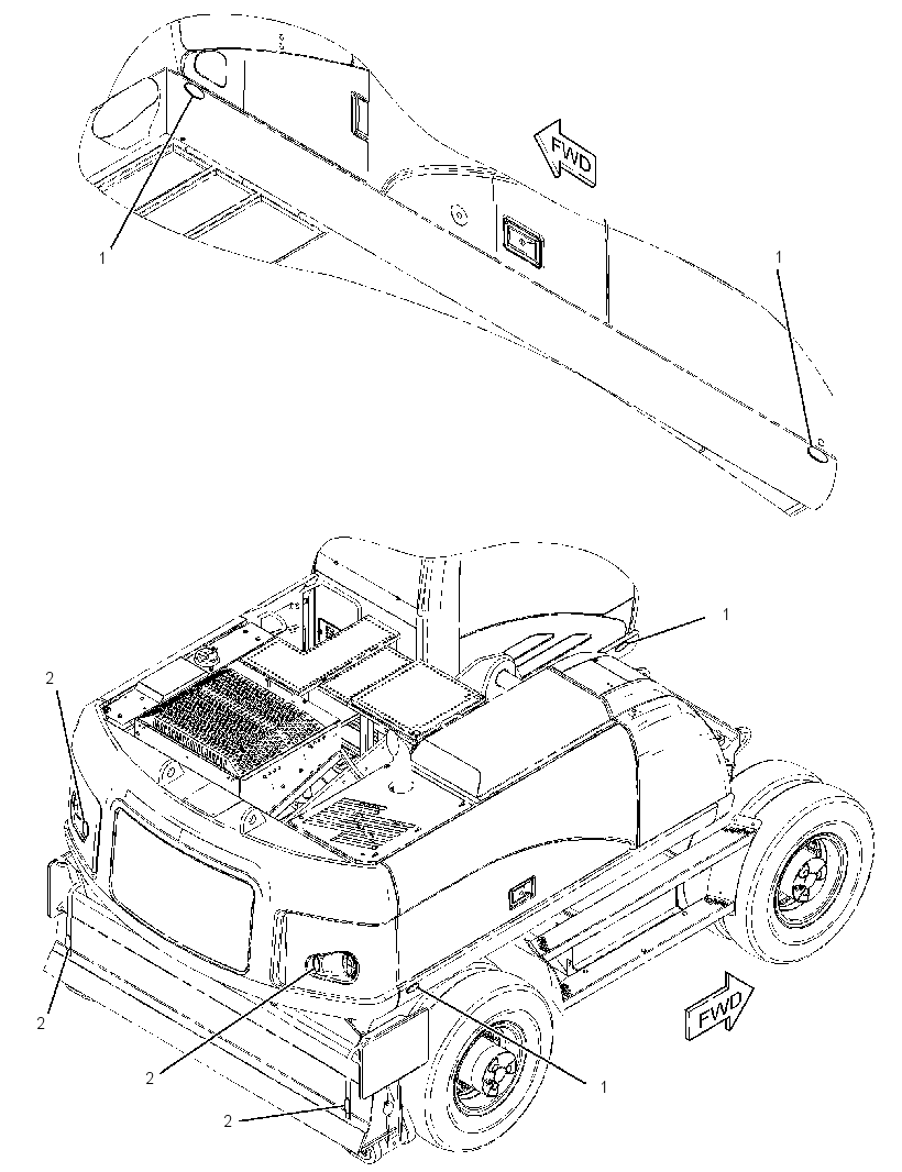REFLECTOR GP 2526615 CAT