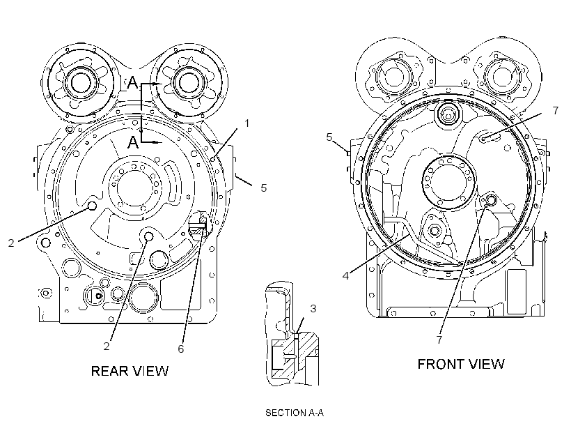HOUSING GP-TORQUE CONVERTER 2839727 CAT