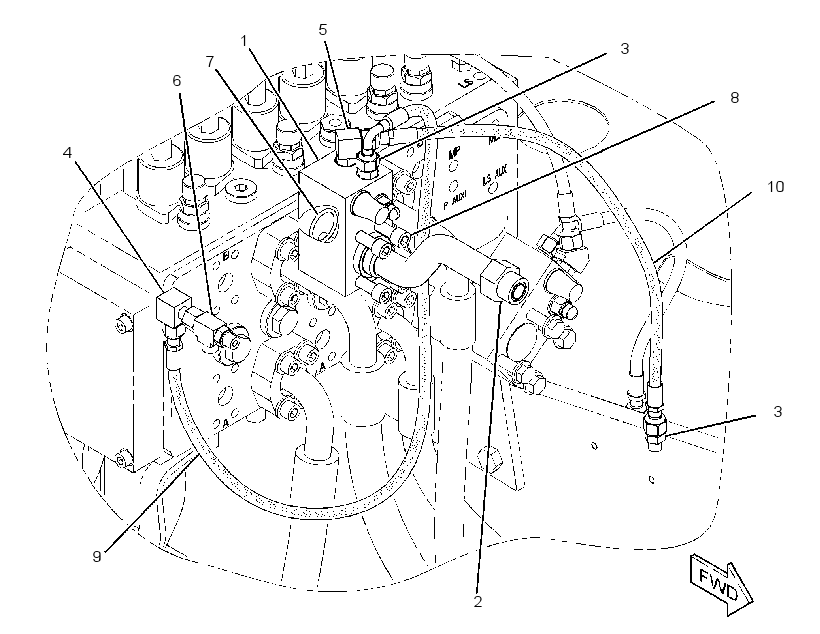 VALVE & LINES GP-CONTROL 2517926 CAT