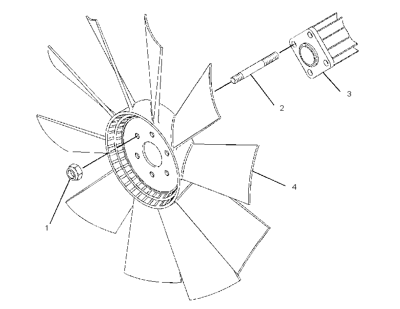 FAN GP 3297840 CAT