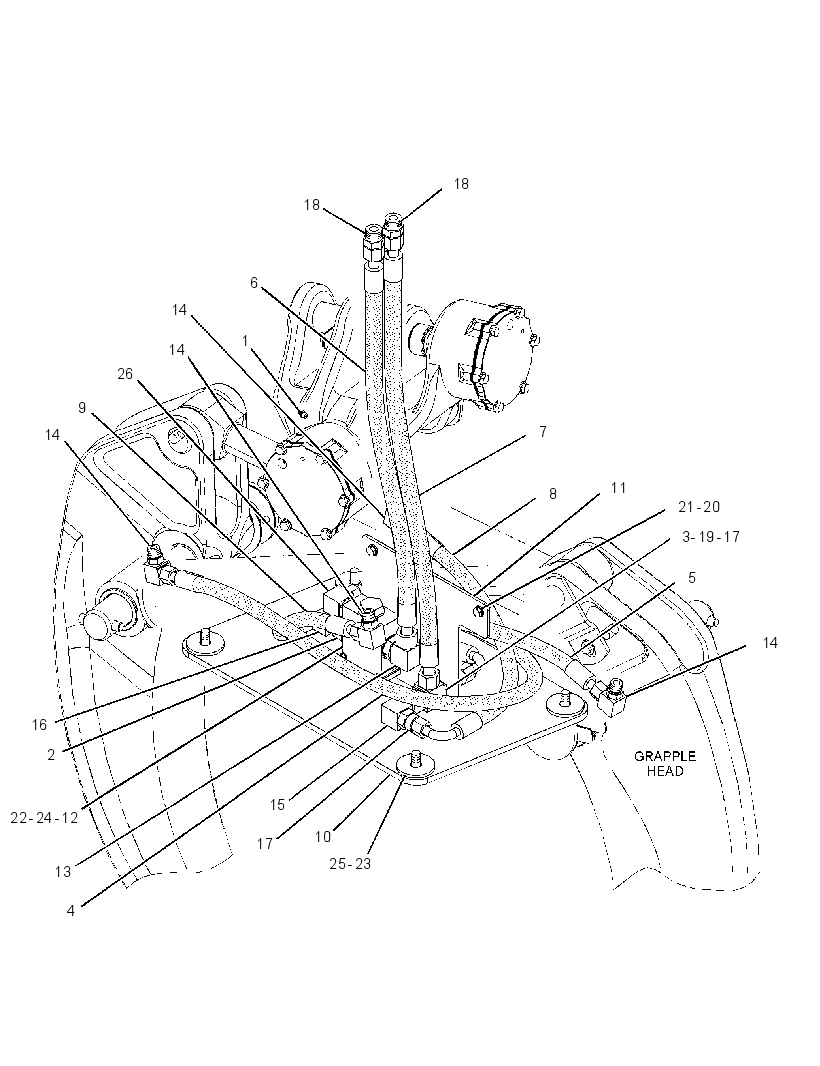 LINES GP-GRAPPLE HEAD 2761936 CAT