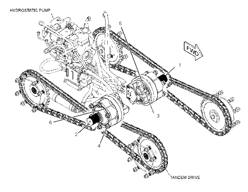 MOTOR & MTG GP-HYDROSTATIC 2582409 CAT