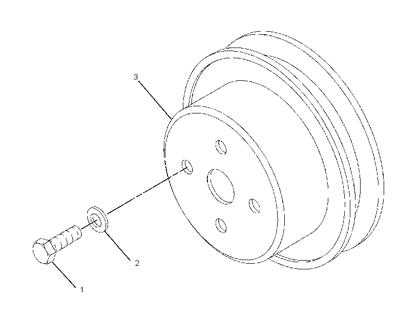 PULLEY GP-WATER PUMP 2876114 CAT